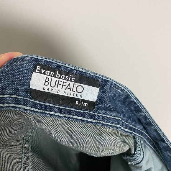 Buffalo David Bitton Evan Slim Jeans Mens 34x31 - Picture 7 of 8